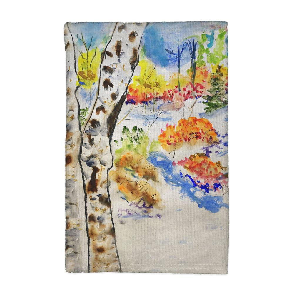 Betsy Drake Interiors White Birch Kitchen Towel