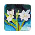 thumbnail image 1 of Betsy Drake Interiors White Lilies Coaster Set of 4, 1 of 1