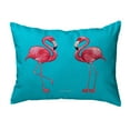 thumbnail image 1 of Betsy Drake KS084T 11 x 14 in. Flamingo Tiled Non-Corded Indoor & Outdoor Pillow, 1 of 2