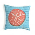 thumbnail image 1 of Betsy Drake KS092B 12 x 12 in. Coral Sand Dollar Blue Small No-Cord Pillow, 1 of 1
