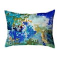 thumbnail image 1 of Betsy Drake KS1022 11 x 14 in. Abstract Blue Non-Corded Indoor & Outdoor Pillow, 1 of 1
