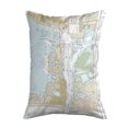 thumbnail image 1 of Betsy Drake KS11475 11 x 14 in. Fort Pierce Harbor, FL Nautical Map Non-Corded Indoor & Outdoor Pillow, 1 of 2