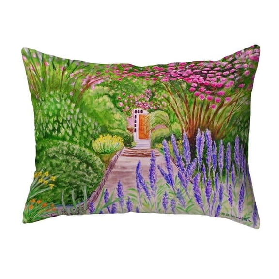 Betsy Drake KS119 11 x 14 in. Garden Door Small No-Cord Pillow
