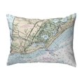 thumbnail image 1 of Betsy Drake KS12214CM 11 x 14 in. Cape May, NJ Nautical Map Non-Corded Indoor & Outdoor Pillow, 1 of 2