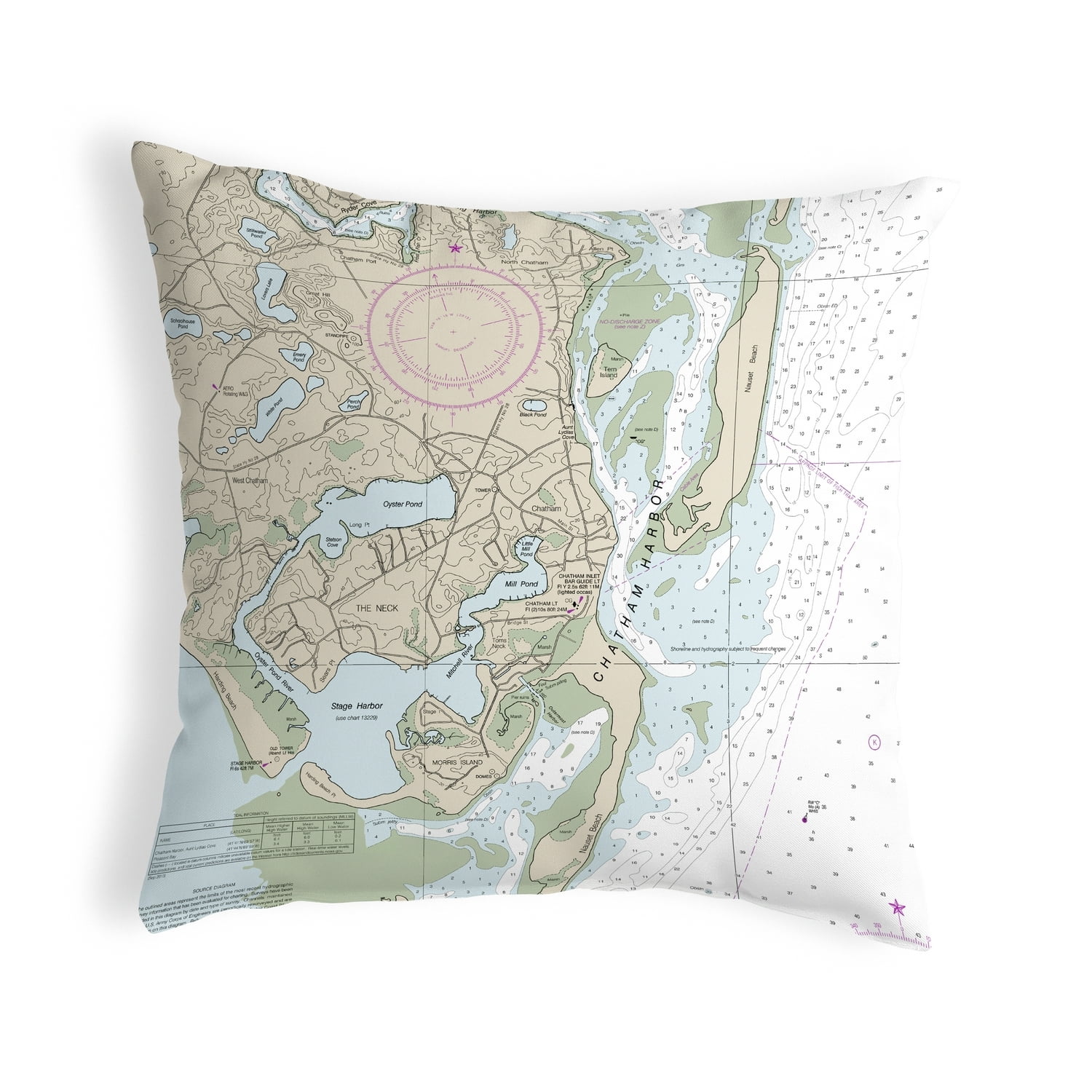 NOAA Nautical Chart 13248 - Chatham Harbor And Pleasant Bay Navigation Map