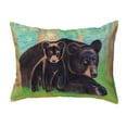 thumbnail image 1 of Betsy Drake KS219 11 x 14 in. Bear & Cub Small No-Cord Pillow, 1 of 1