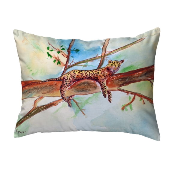 Betsy Drake KS283 11 x 14 in. Leopard Small No-Cord Pillow