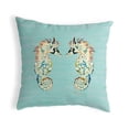 thumbnail image 1 of Betsy Drake KS388C 12 x 12 in. Betsys Sea Horses Teal Small No-Cord Pillow, 1 of 1
