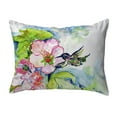thumbnail image 1 of Betsy Drake KS437 11 x 14 in. Hummingbird & Hibiscus Small No-Cord Pillow, 1 of 1