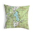 thumbnail image 1 of Betsy Drake KS463 12 x 12 in. Forest Lake, NH Nautical Map Non-Corded Indoor & Outdoor Pillow, 1 of 2
