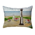 thumbnail image 1 of Betsy Drake KS737 11 x 14 in. Cape Henry Lighthouse Small No-Cord Pillow, 1 of 1