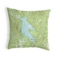 thumbnail image 1 of Betsy Drake KS794 12 x 12 in. Newfound Lake, NH Nautical Map Non-Corded Indoor & Outdoor Pillow, 1 of 2