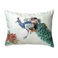 thumbnail image 1 of Betsy Drake KS924 11 x 14 in. Betsys Peacock Small No-Cord Pillow, 1 of 1