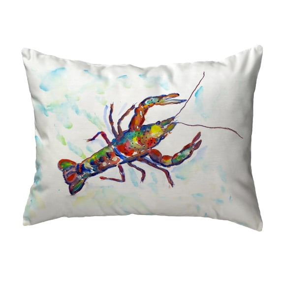 Betsy Drake KS986A 11 x 14 in. Crayfish Small No-Cord Pillow