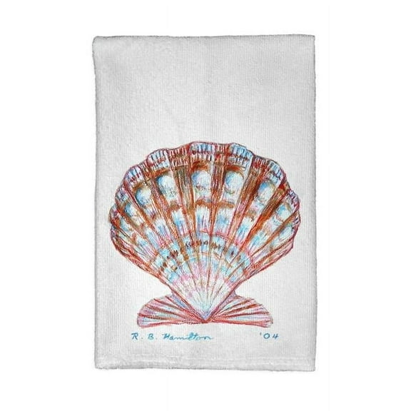 Betsy Drake KT112 Scallop Shell Kitchen Towel