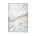 thumbnail image 1 of Betsy Drake KT13246 Cape Cod Bay, MA Nautical Map Kitchen Towel, 1 of 1