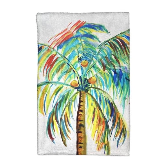 Betsy Drake KT1356 16 x 25 in. Multi-Color Palm Kitchen Towel