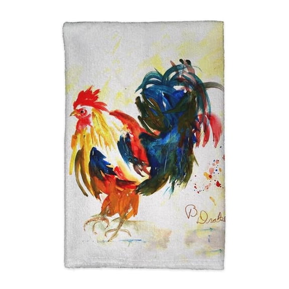 Betsy Drake KT1382 16 x 25 in. Colorful Rooster Kitchen Towel