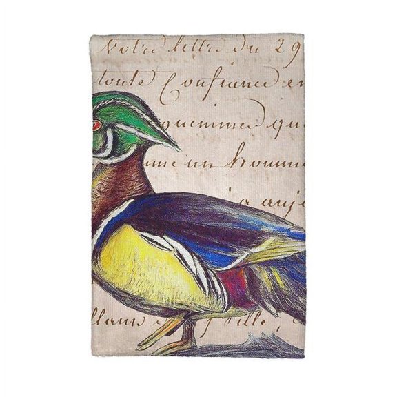 Betsy Drake Male Wood Duck Kitchen Towel