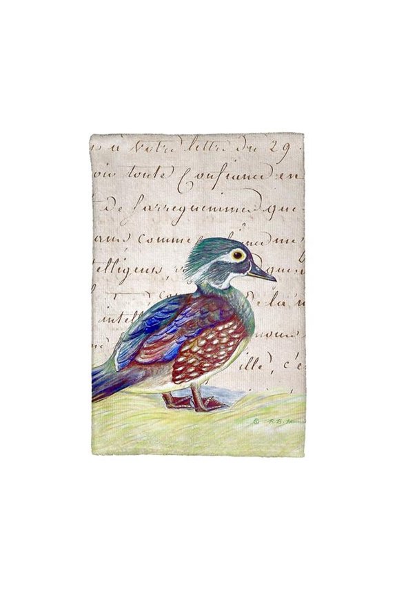 KT149B Female Wood Duck Kitchen Towel
