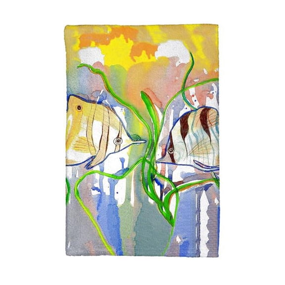 Betsy Drake KT305 Angel Fish Kitchen Towel