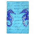 thumbnail image 1 of Betsy Drake KT345 Blue Sea Horses Kitchen Towel, 1 of 1