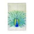 thumbnail image 1 of Betsy Drake KT758 Peacock Kitchen Towel, 1 of 2
