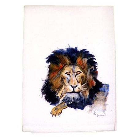 Betsy Drake Lion Guest Towel Set of 2