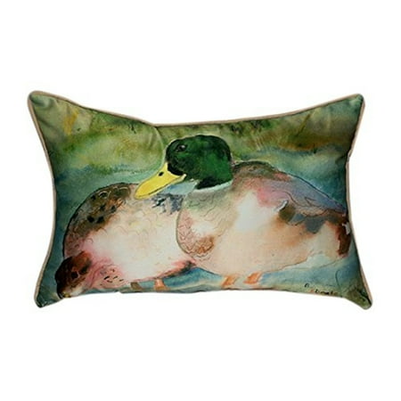 Betsy Drake Mallards Extra Large Zippered Pillow 20x24