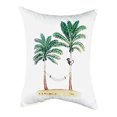 thumbnail image 1 of Betsy Drake NC085 16 x 20 in. Palm Trees & Monkey No Cord Pillow, 1 of 2