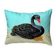 thumbnail image 1 of Betsy Drake NC1012 16 x 20 in. Black Swan Non-Corded Indoor & Outdoor Pillow, 1 of 2