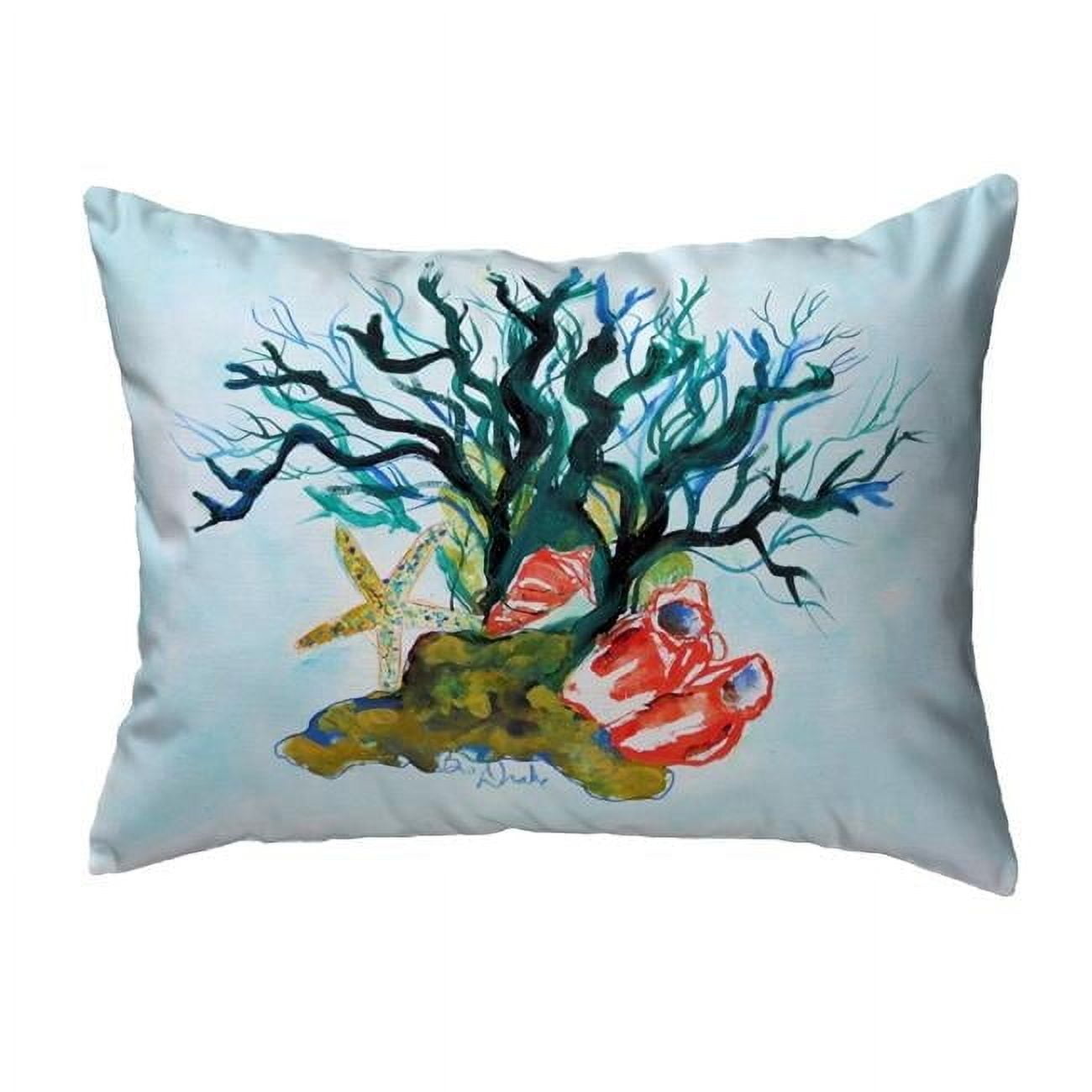 Starfish Coral Shells 16x20 Indoor/Outdoor Pillow