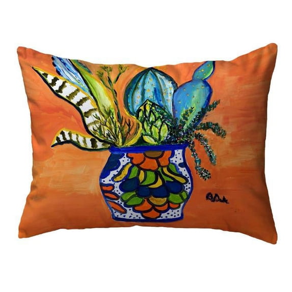 Betsy Drake NC1187 16 x 20 in. Cactus in Pot Noncorded Pillow, Large
