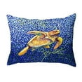 thumbnail image 1 of Betsy Drake NC1403 16 x 20 in. Pointillist Sea Turtle II No Cord Pillow, 1 of 1