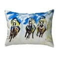 thumbnail image 1 of Betsy Drake Interiors Three Racing No Cord Pillow 16x20, 1 of 2