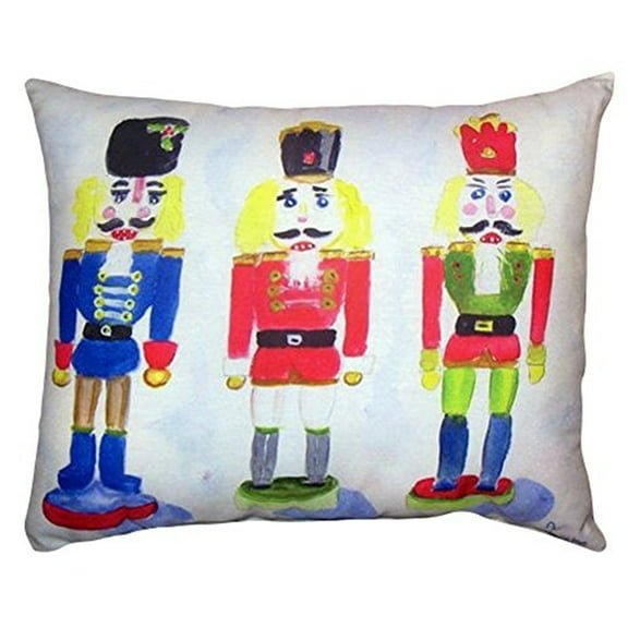 Nut Crackers No Cord Pillow 16x20