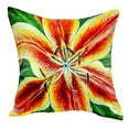 thumbnail image 1 of Betsy Drake NC702 18 x 18 in. Yellow Lily No Cord Pillow, 1 of 3