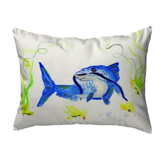 Betsy Drake NC741 16 x 20 in. Betsys Catfish Non-Corded Indoor & Outdoor Pillow