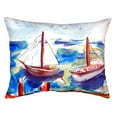 thumbnail image 1 of Betsy Drake NC933 16 x 20 in. Two Sailboats No Cord Pillow, 1 of 2