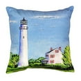 thumbnail image 1 of Betsy Drake NC993 18 x 18 in. Fenwick Island Light House Pillow, 1 of 2