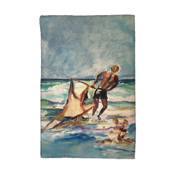 Net Fishing Kitchen Towel - 16x25