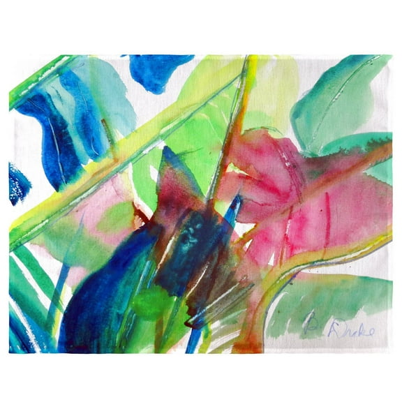 Betsy Drake Interiors Pink Palms Place Mat Set of 4