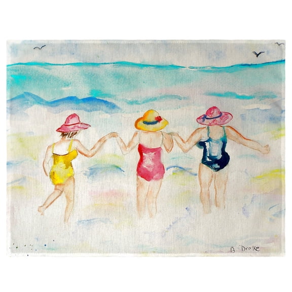 Betsy Drake Interiors Ladies Wading Place Mat Set of 4