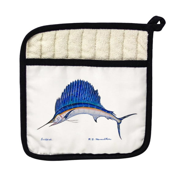 Betsy Drake Interiors Sailfish Pot Holder