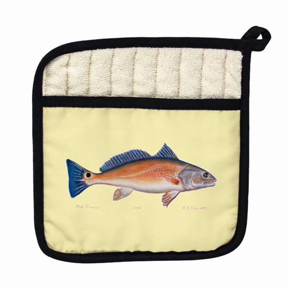 Betsy Drake PT007C Multi Fish C Pot Holder