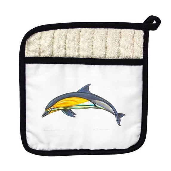 Betsy Drake PT009 Common Dolphin Pot Holder