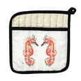 thumbnail image 1 of Betsy Drake PT100 Coral Sea Horses Pot Holder, 1 of 1