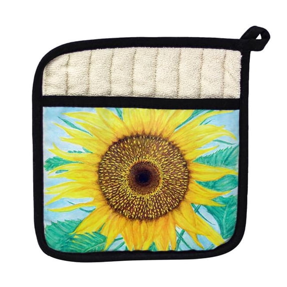 Betsy Drake PT1003 Dicks Sunflower Pot Holder