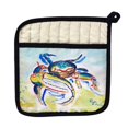 thumbnail image 1 of Betsy Drake PT1013 Colorful Fiddler Crab Pot Holder, 1 of 1
