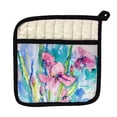 thumbnail image 1 of Betsy Drake PT1017 Pink Iris Pot Holder, 1 of 1